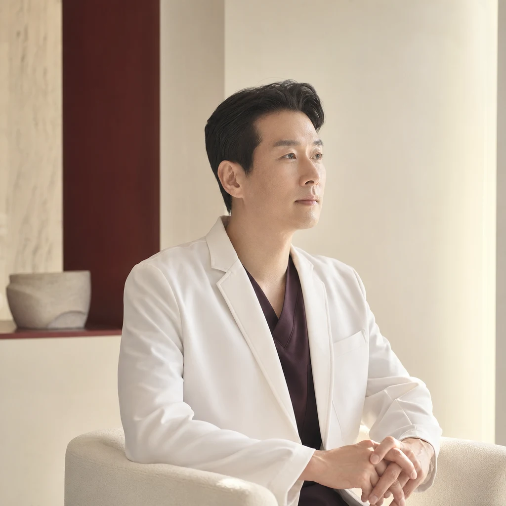 진료실의 차분한 오후 — 같은 의사가 같은 환자를 5년, 10년 보는 진료를 지향합니다