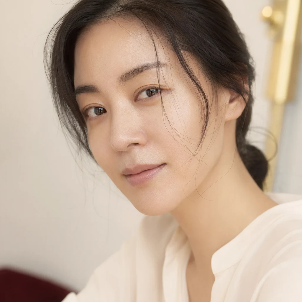 윤기 도는 자연스러운 피부의 클로즈업 포트레이트 — 5회 누적 후 자리잡은 결의 회복